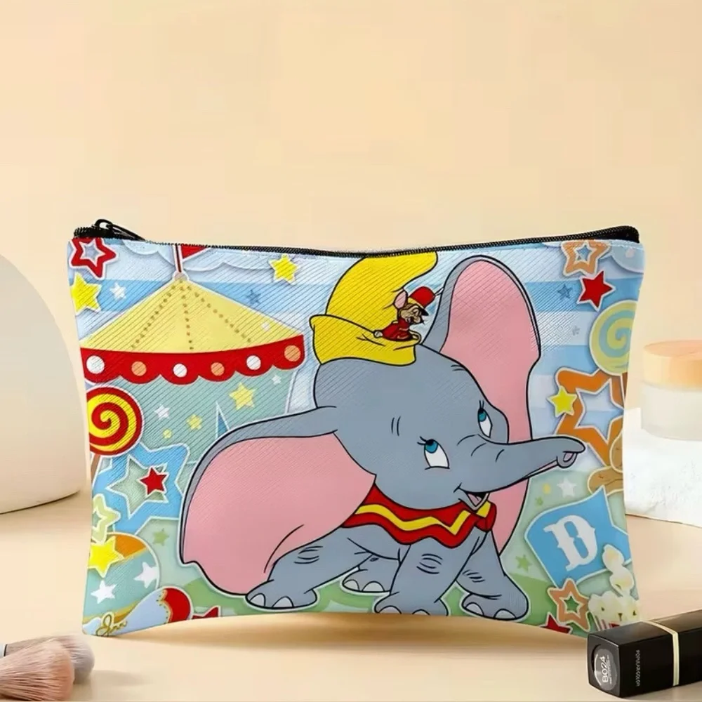 Dumbo Elephant Character Design Wonderland Fantasy Cosmetic Toiletry Bag New